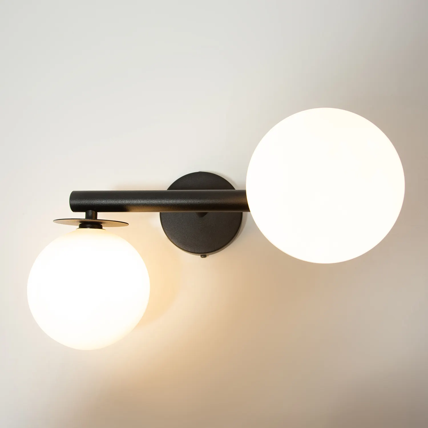 Kinkiet AVOLA 2 czarny biały - SI_41486