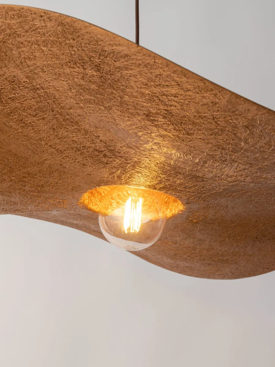 Lampa wisząca KAPELLO L brązowo-miedziana