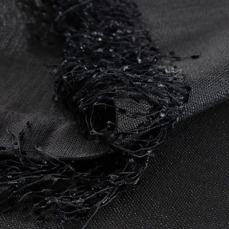 OBRUS JASPER 40 X 140 CM CZARNY - EU_456511