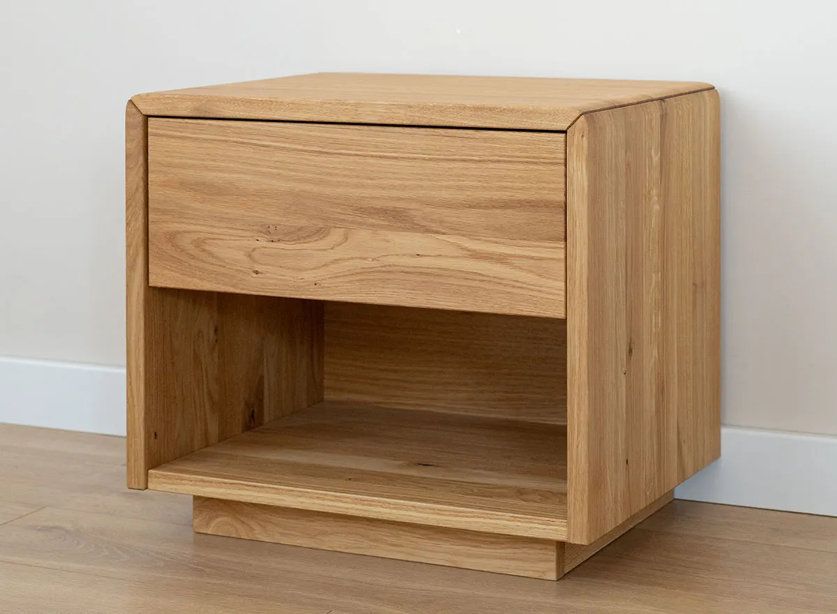 Szafka nocna dębowa z 1 szufladą i półką TOSSA Dębowy Sen dąb olejowany - ZINAK2