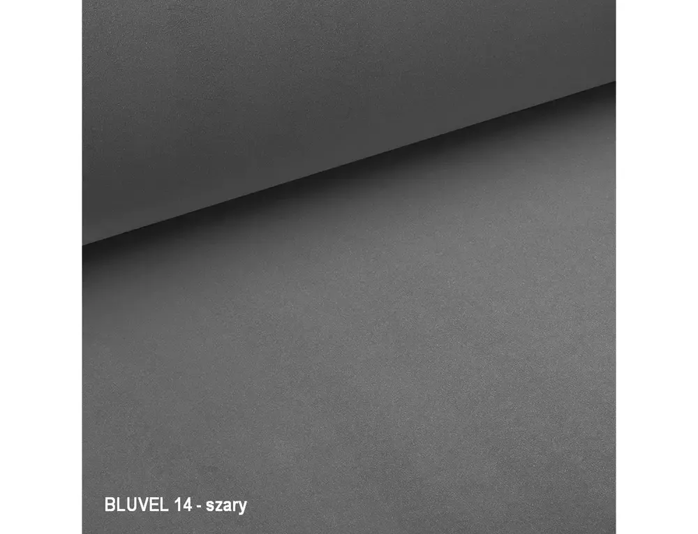 Sofa 2-osobowa ELITE 2 VELVET Bluvel 14 szary wenge - ELITE2V14SZ