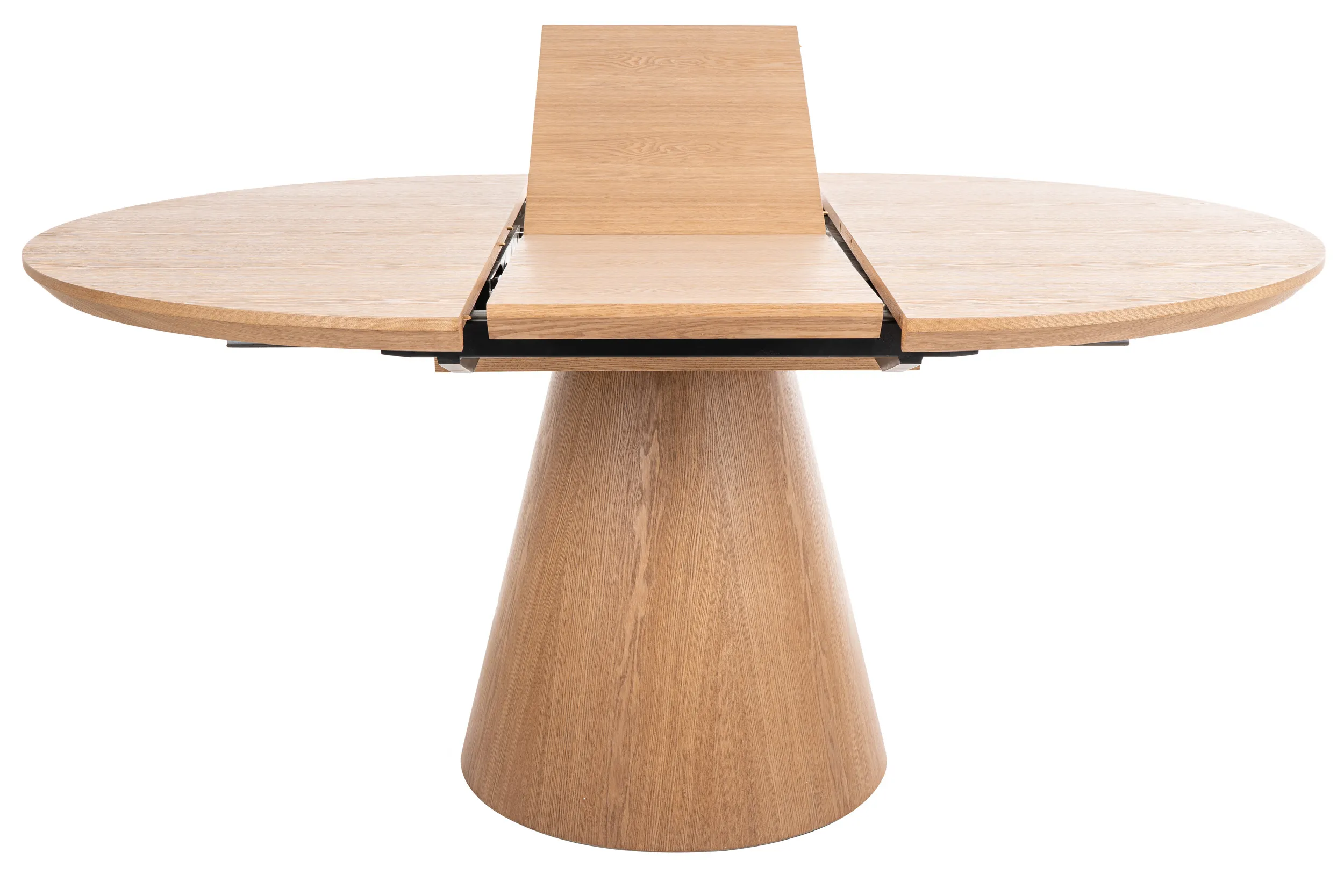 Stół okrągły rozkładany ANGEL II 120x120-160 efekt dębu - ANGELIID120