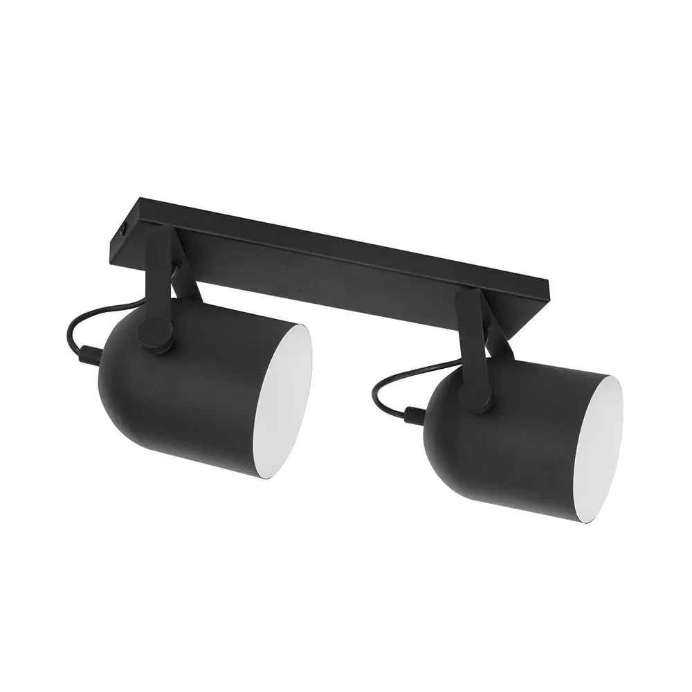 Lampa sufitowa SPECTRA czarna metalowa regulowana 42x20x18cm - TK_2610