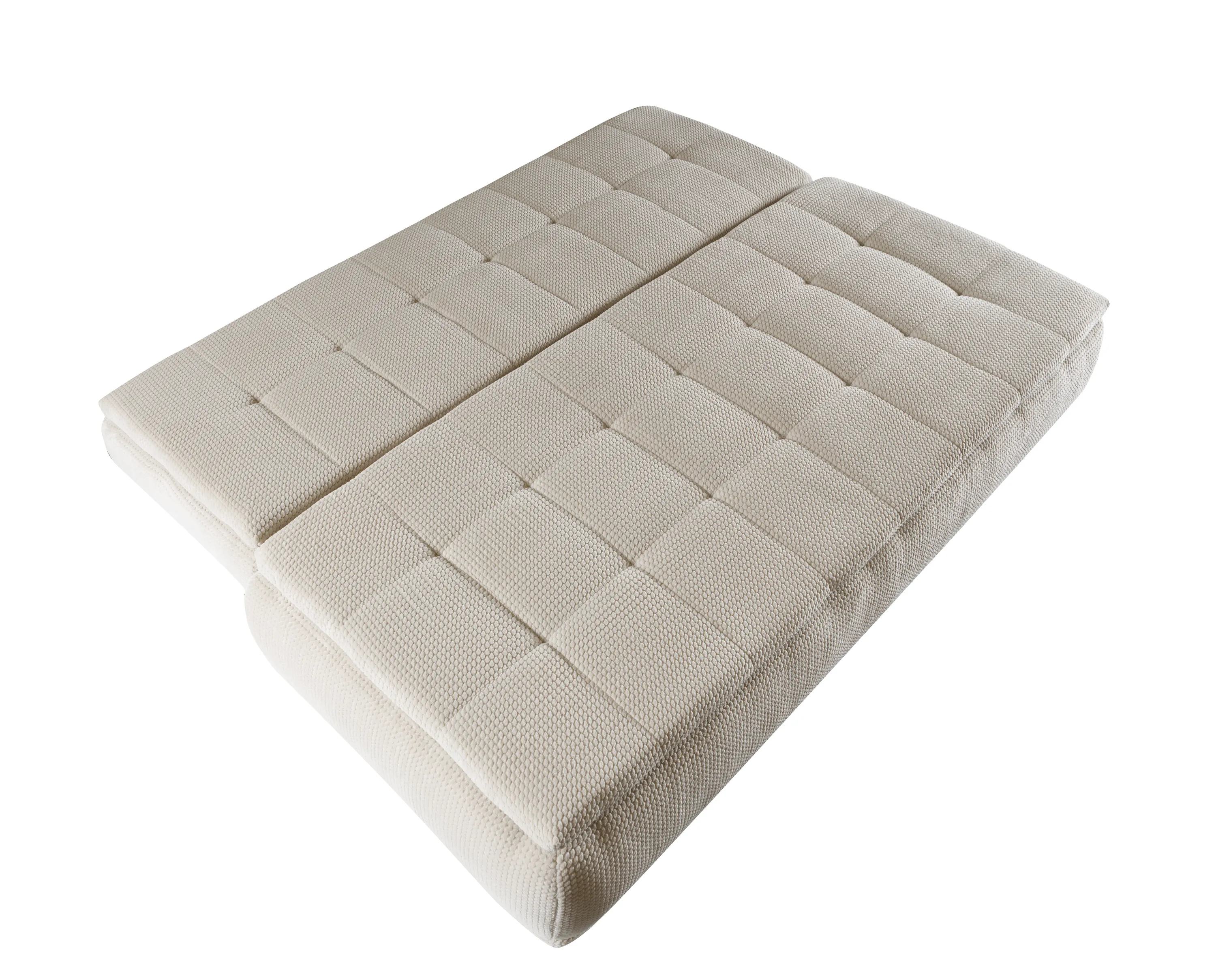 Sofa rozkładana z pojemnikiem BRETON MUSE 215 cm beżowa - BRETON_MUSE_02