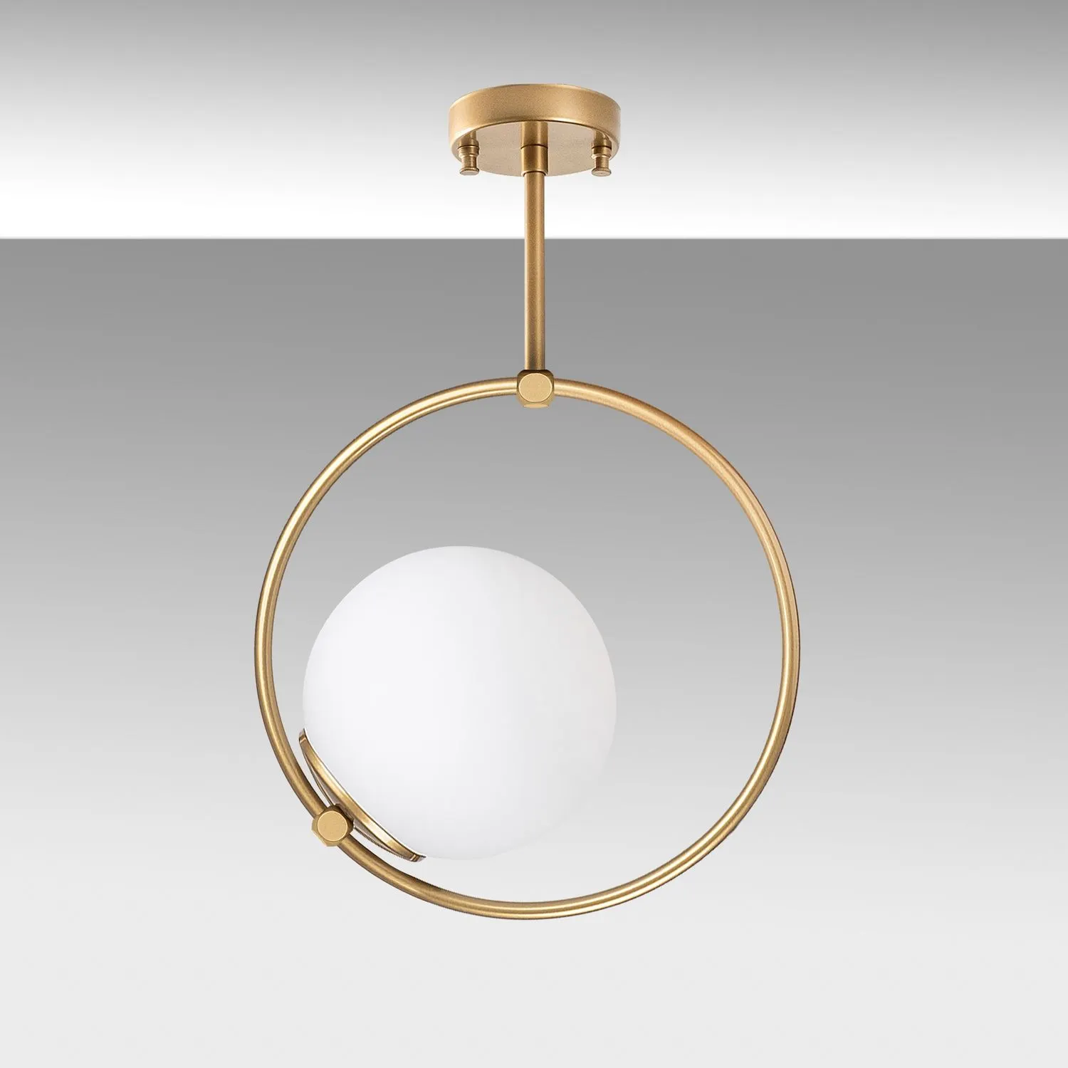 Żyrandol kulisty DOLUNAY złoty - ASI_521SHN3561