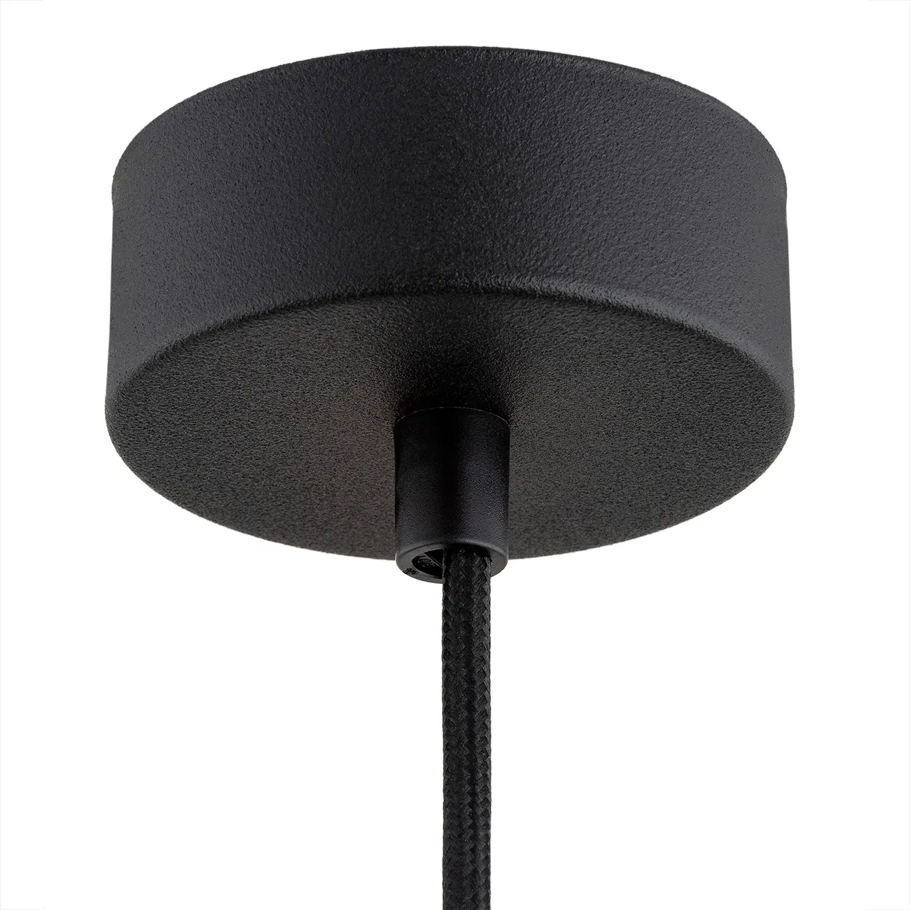 Lampa wisząca ORTE metalowa czarna mosiądz 105x28cm - 4915