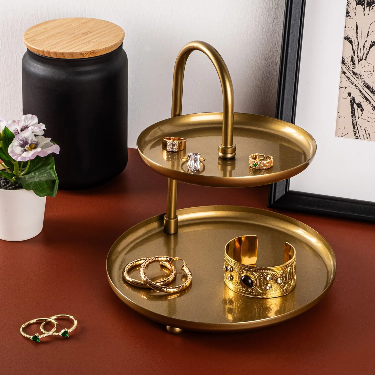 Metalowa ozdoba KORMEN B złota - ASI_247HFM1129