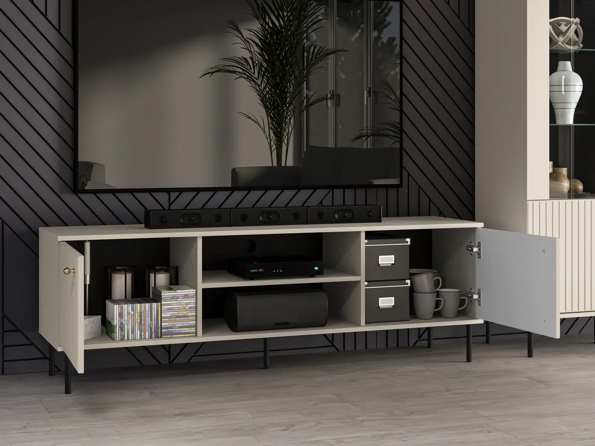 Szafka RTV 2-drzwiowa Sophie 06 cashmere - 1SOPH06-001