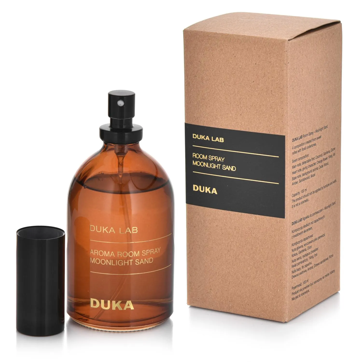 image aroma, spray do pomieszczeń, moonlight sand, butelka szklana, atomizer z pompką