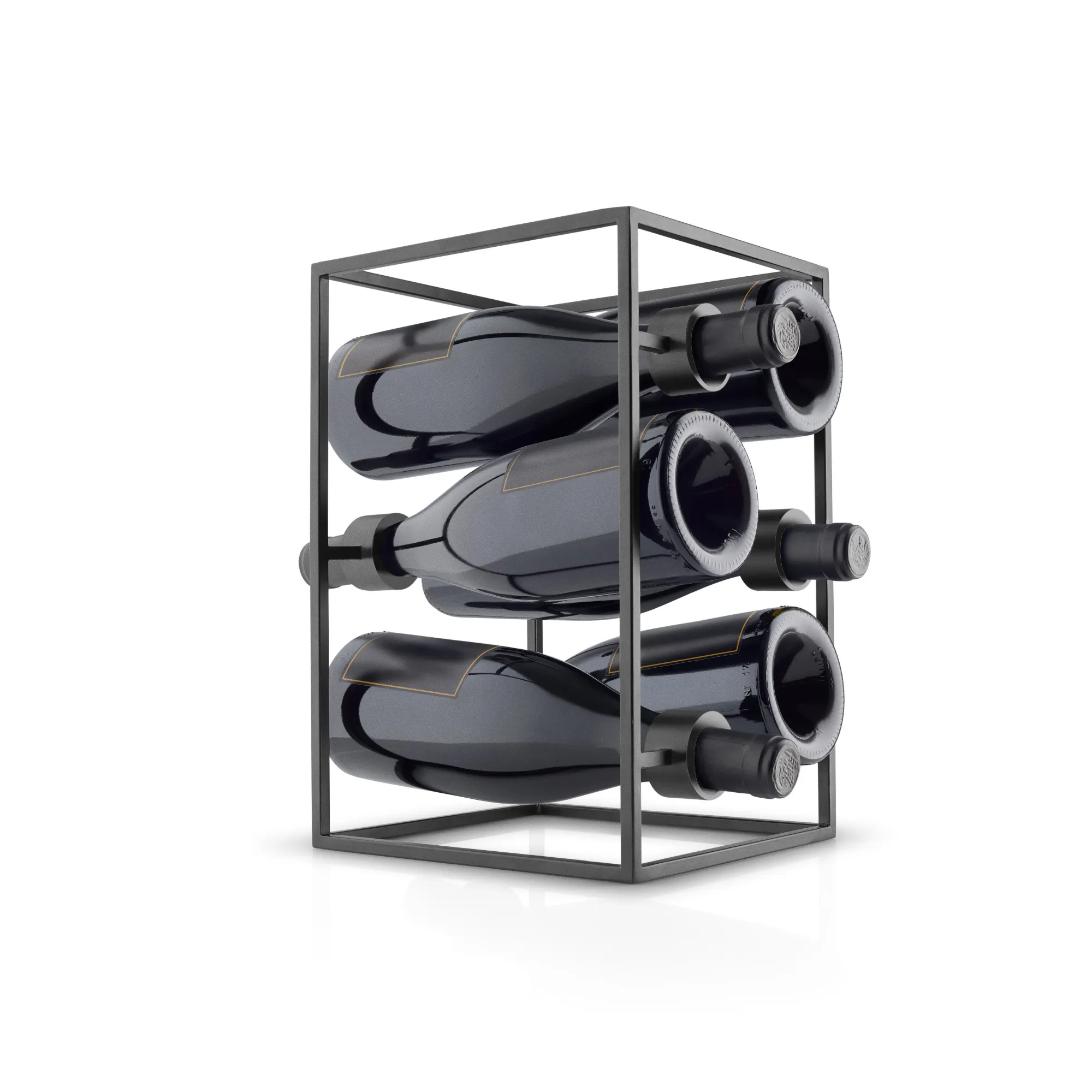 wino, regał na wino, metalowy, holder na butelki, magazyn na szkło