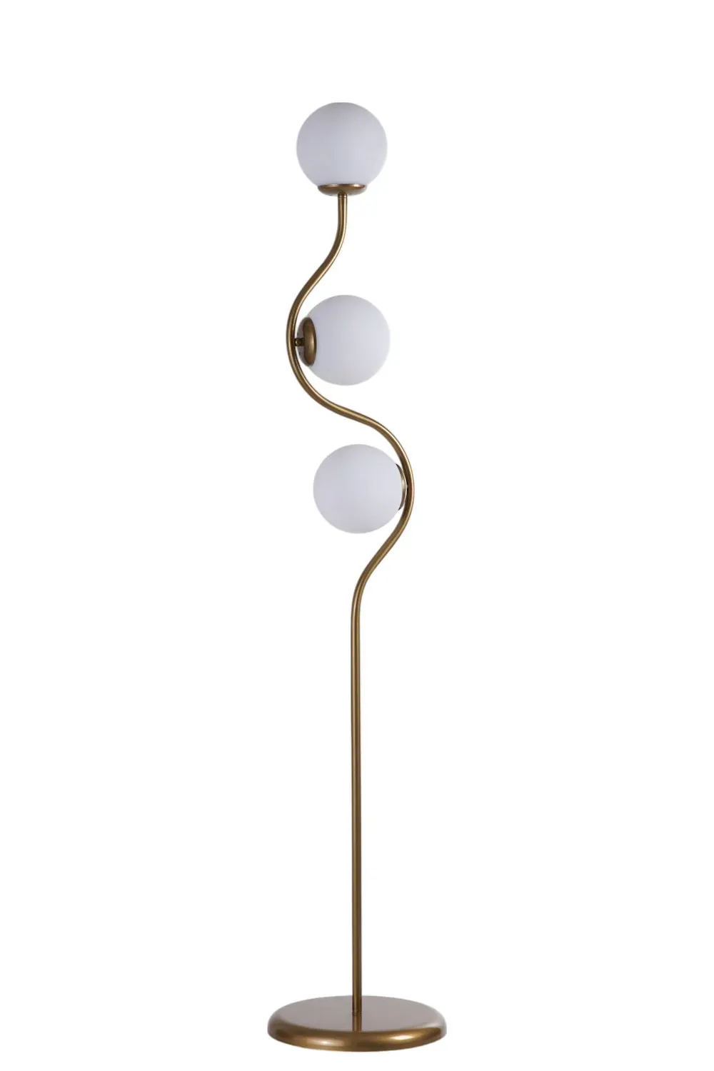 Lampa podłogowa 8944-9 złoty miodowy