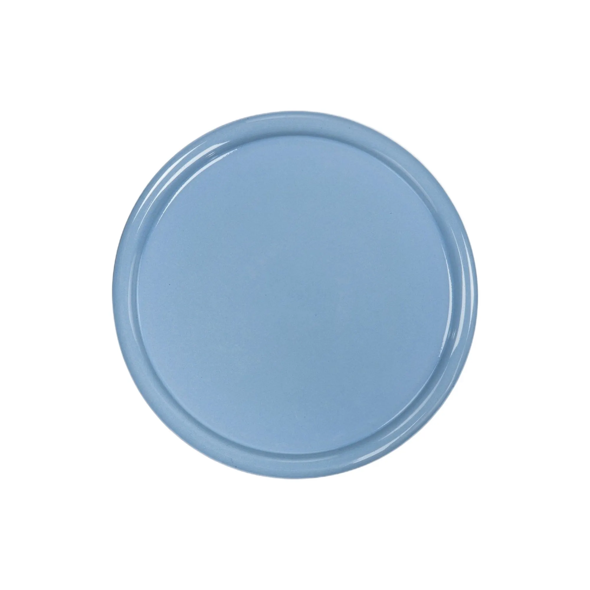 BYON PORTO Talerz śniadaniowy 21,5cm, niebieski talerz, ceramiczny, niebieski, płaski, gładki