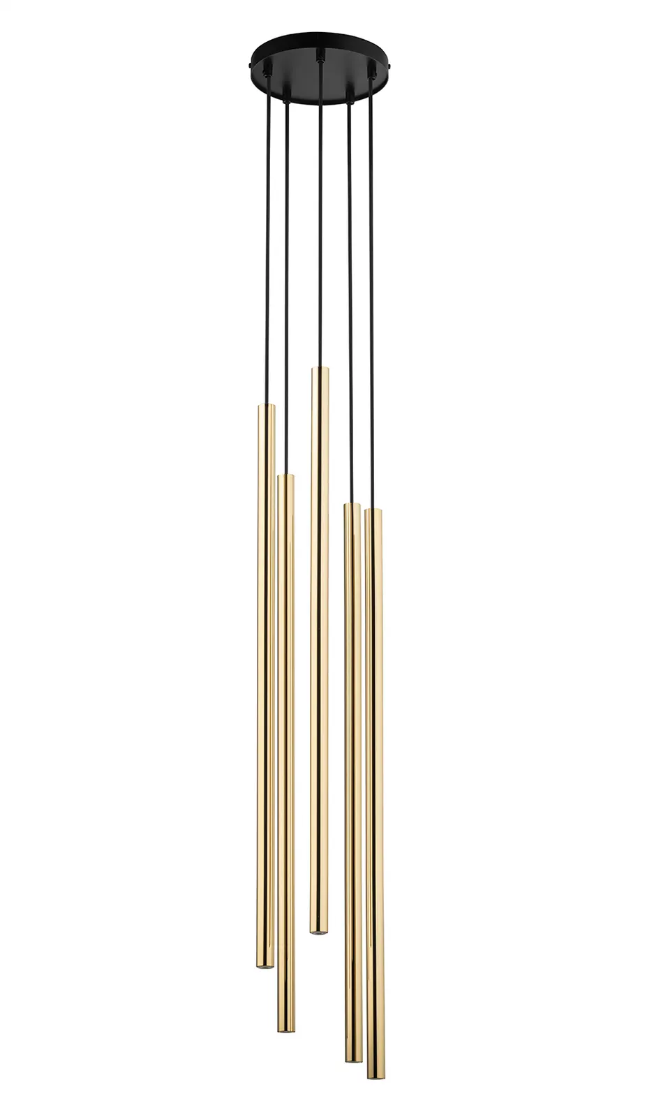 Lampa wisząca SOPEL LUX 5 czarno-złota