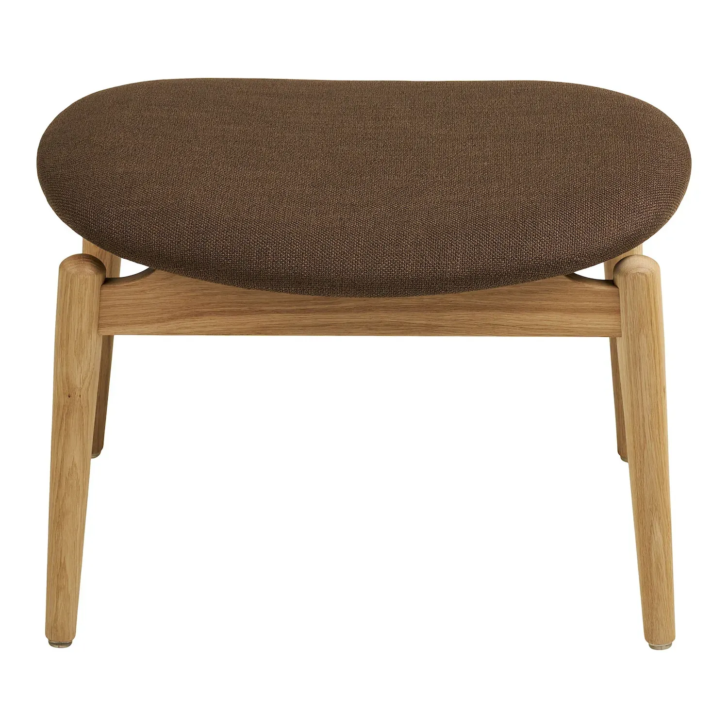 Podnóżek tapicerowany OLVERA 53x43cm brązowy naturalny - 1600010