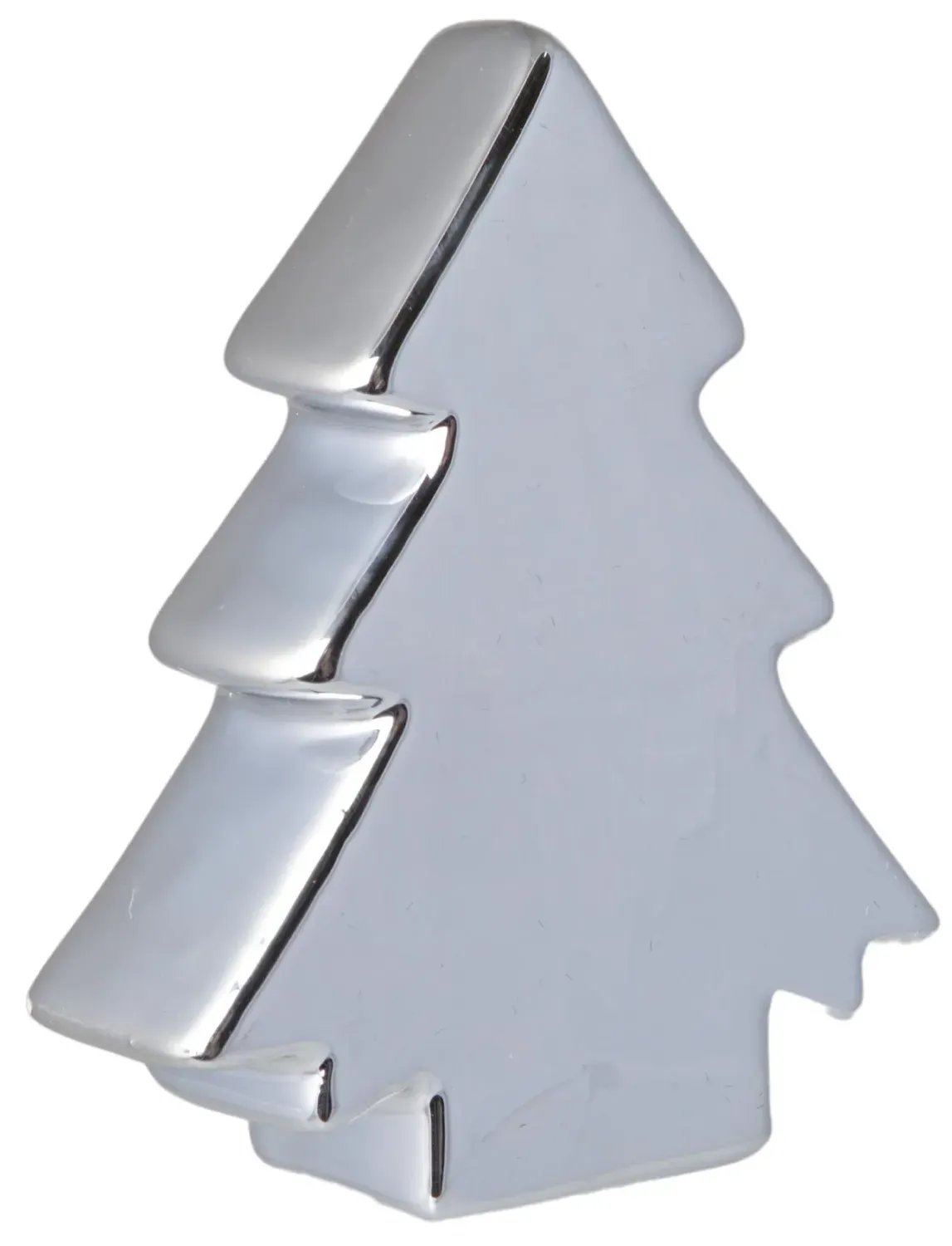 CHOINKA ceramiczna MAXI srebrna