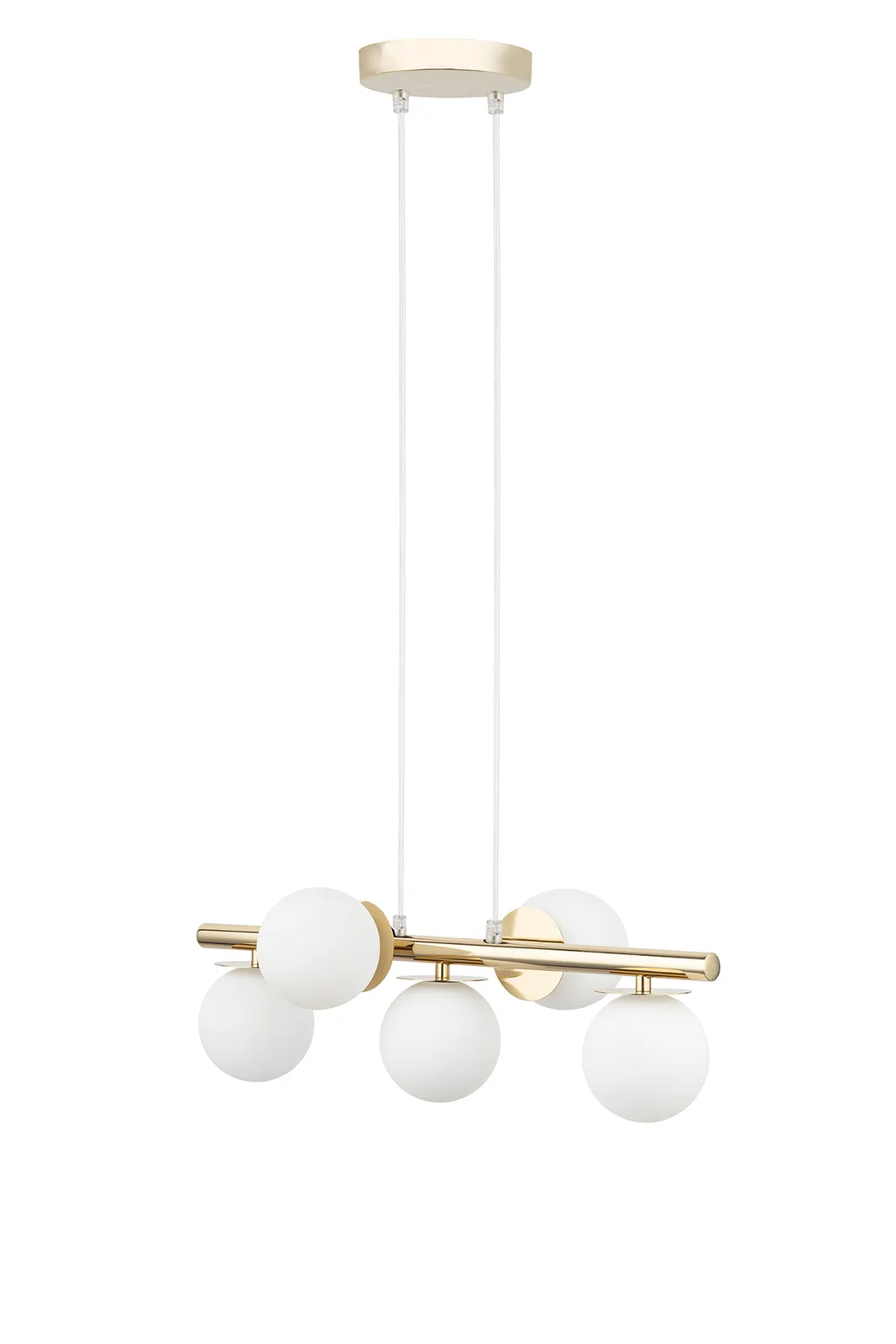 Lampa wisząca AVOLA 5 biało-złota