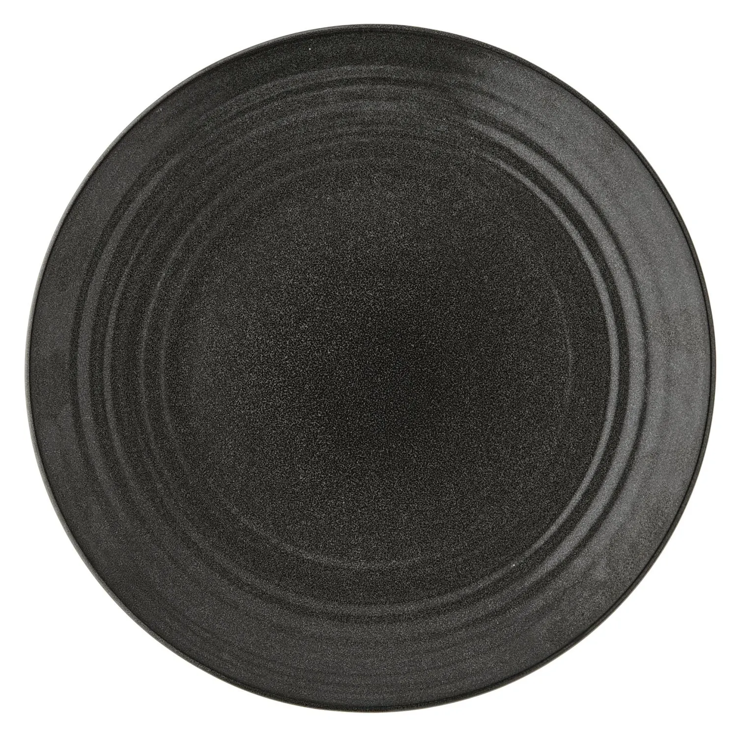 image talerz, czarny, ceramiczny, okrągły, minimalistyczny