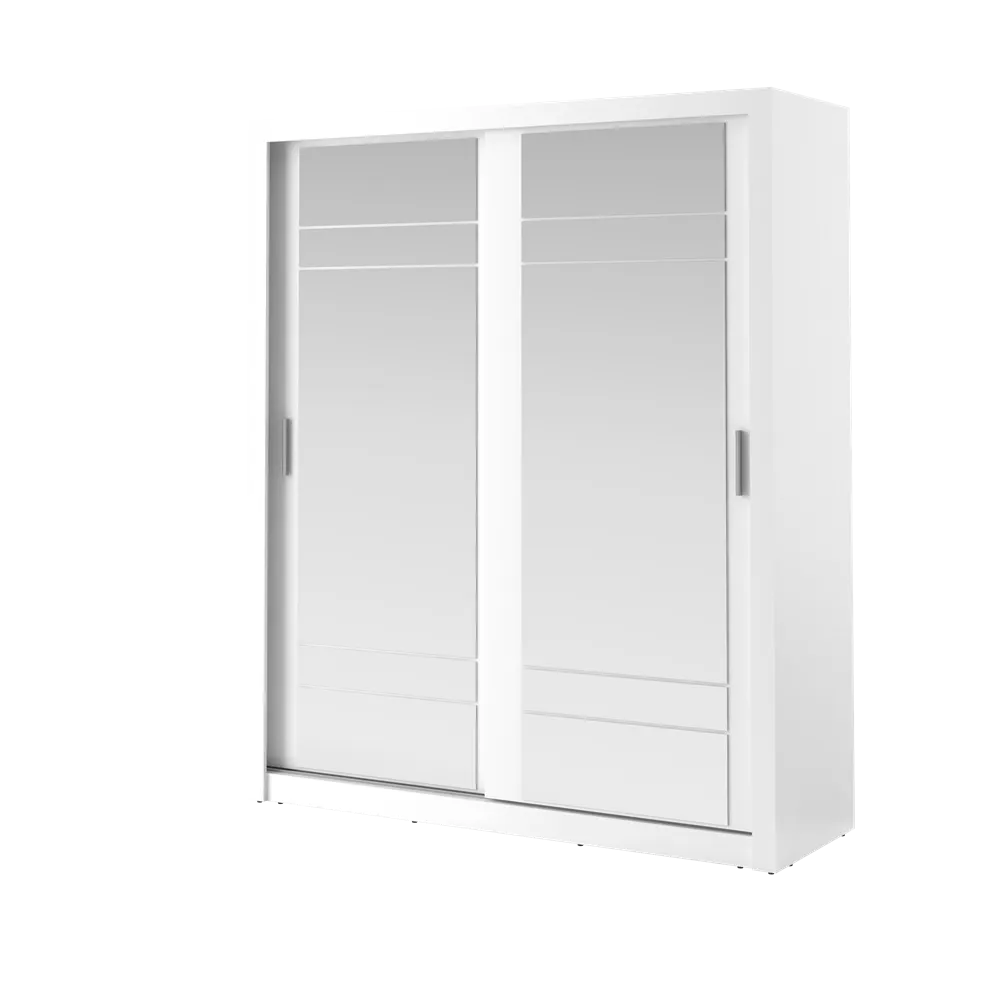 Szafa 2-drzwiowa z lustrami ARTI AR-08 203cm biała