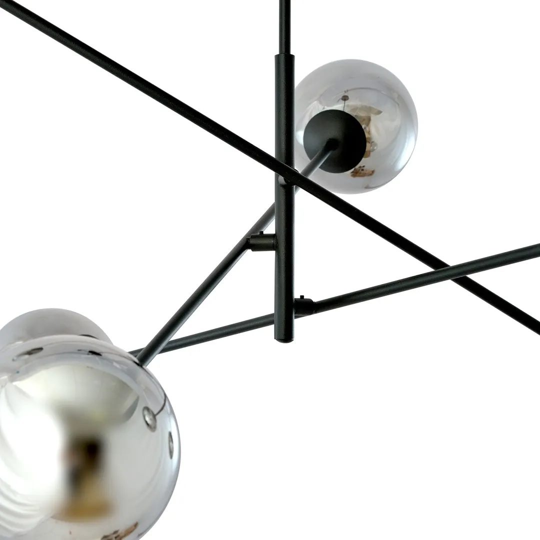 Lampa wisząca LINEAR 6 czarny grafitowy — zdjęcie 6