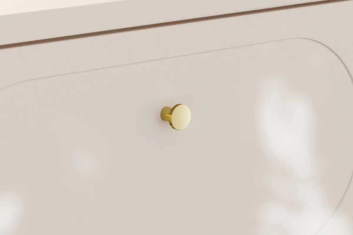 Szafka pod umywalkę 60cm 2 szuflady DONNA SAND beżowa - DONNA_SAND_82-60-46-2S