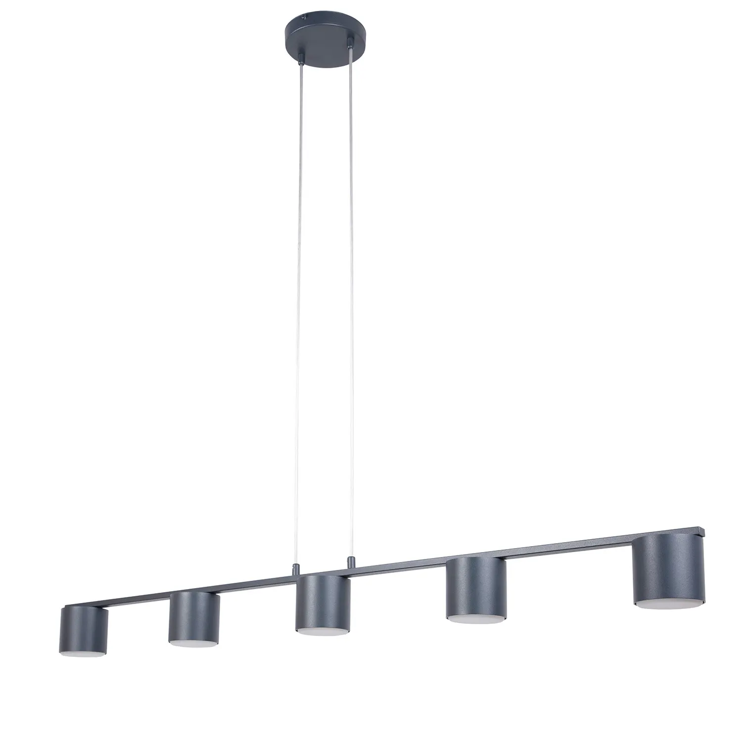 Lampa wisząca stalowa MILA 5 grafitowa - SI_41363