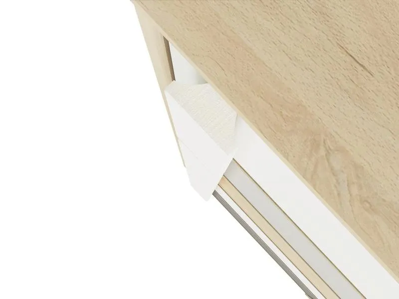 Regał otwarty DROP 06 z możliwością montażu wstawek frontowych buk fjord - 1DROP0601-001