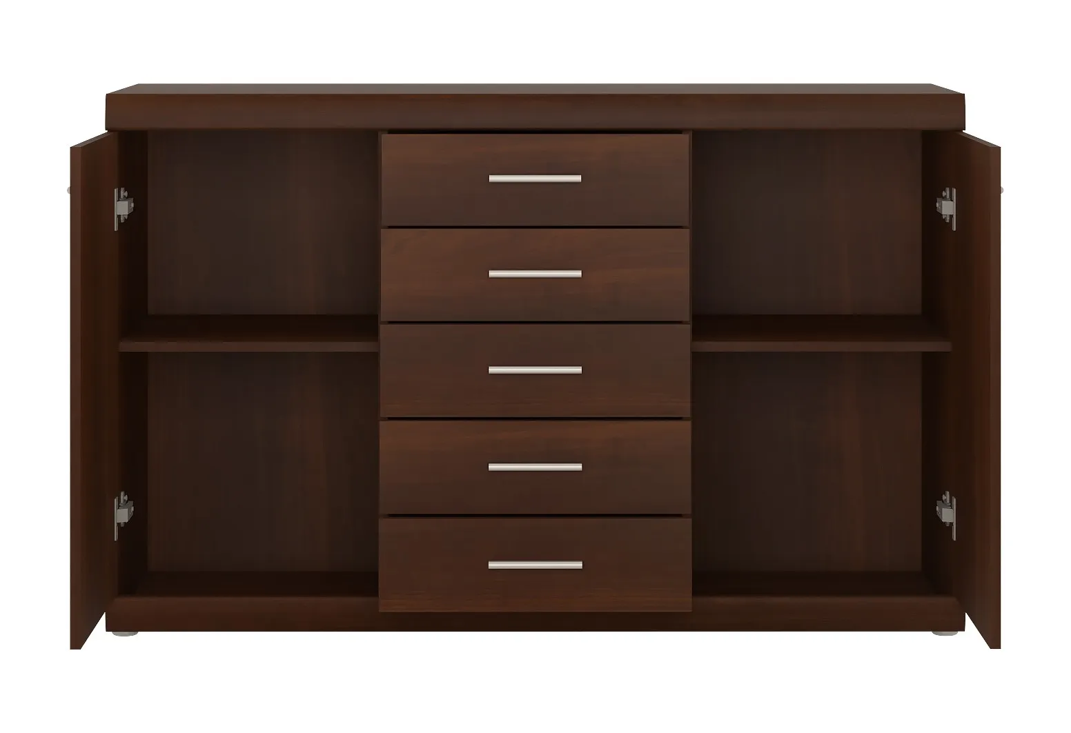 Komoda 2-Drzwiowa z 5 szufladami IMPERIAL TYP 41 Orzech - 6001011000104