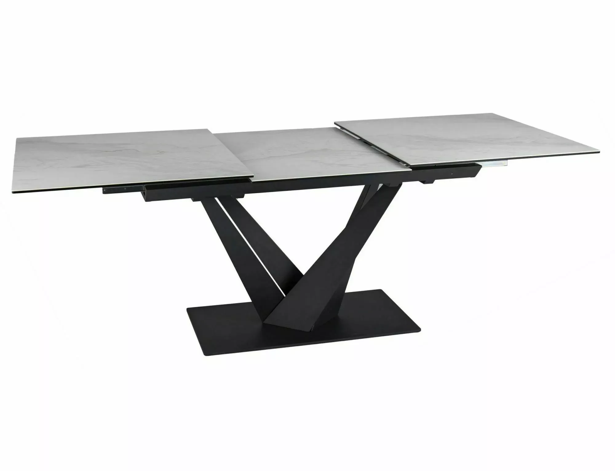 Stół rozkładany SORENTO CERAMIC 90x160-220 cm Nature Cloud biały - SORENTOBC160