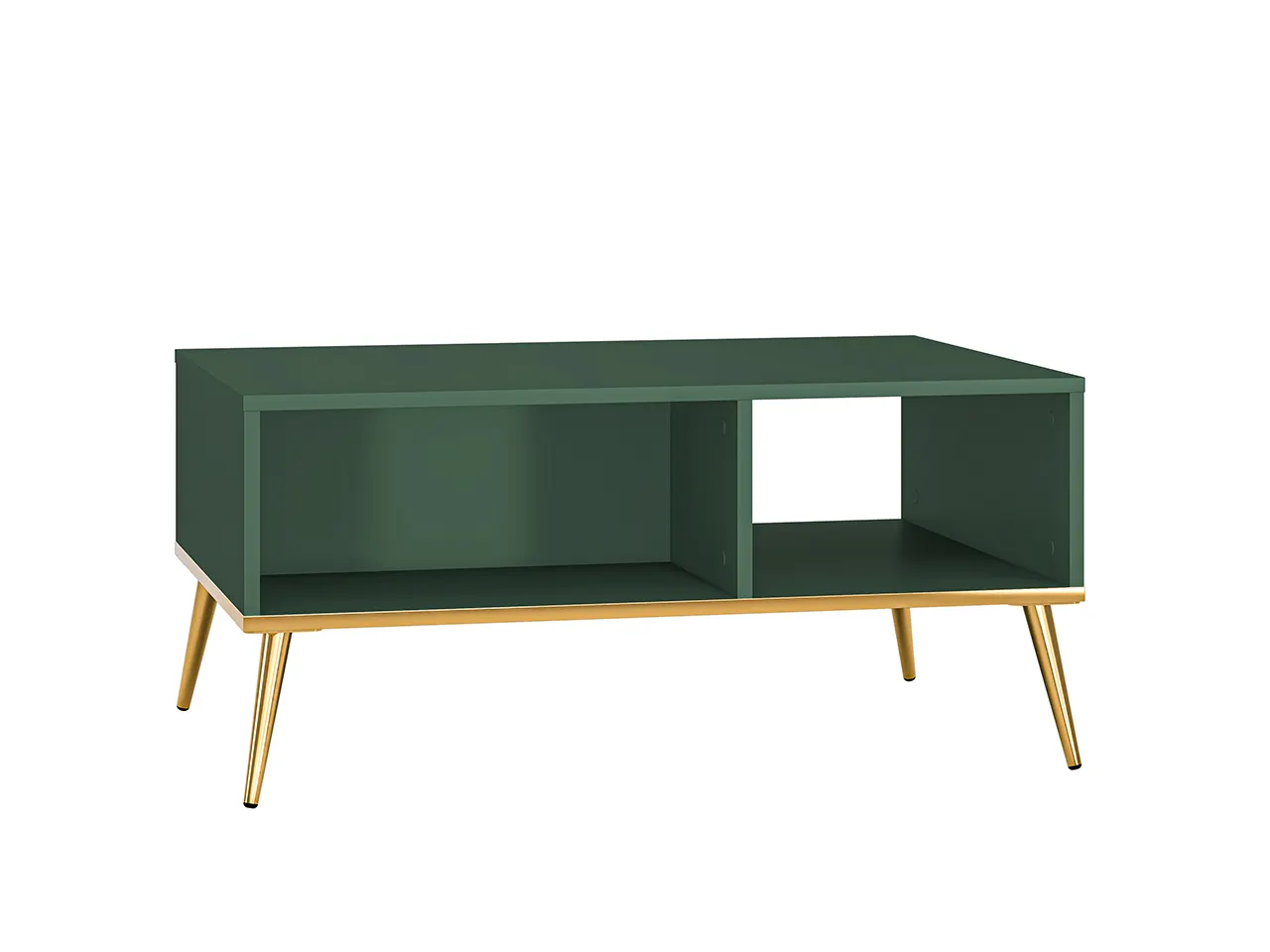 Stolik kawowy z półką Forest 07 labrador, złoty Stolik kawowy z półką Forest 07 labrador, złoty