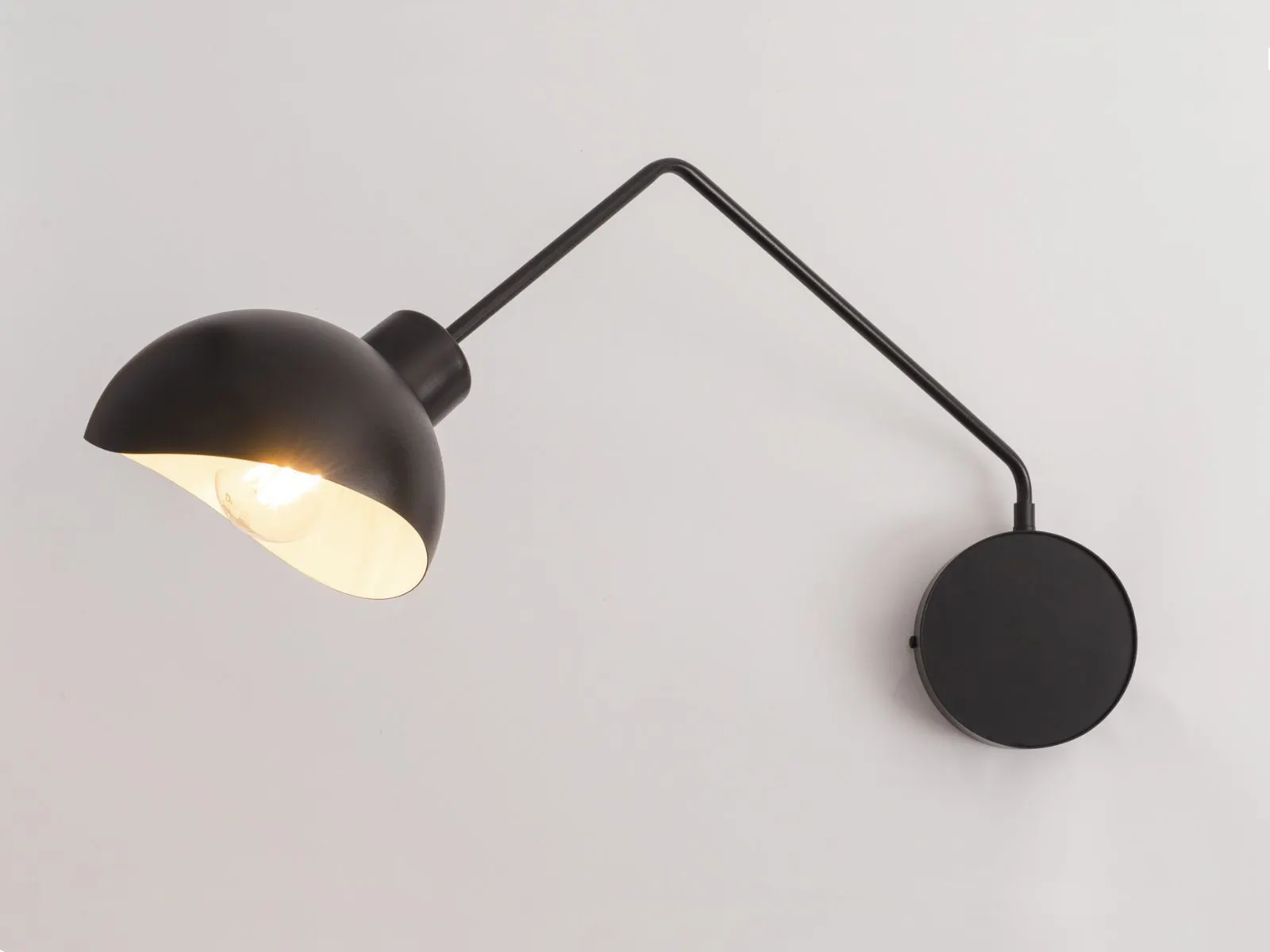 Kinkiet ROY czarno-biały - SI_32435