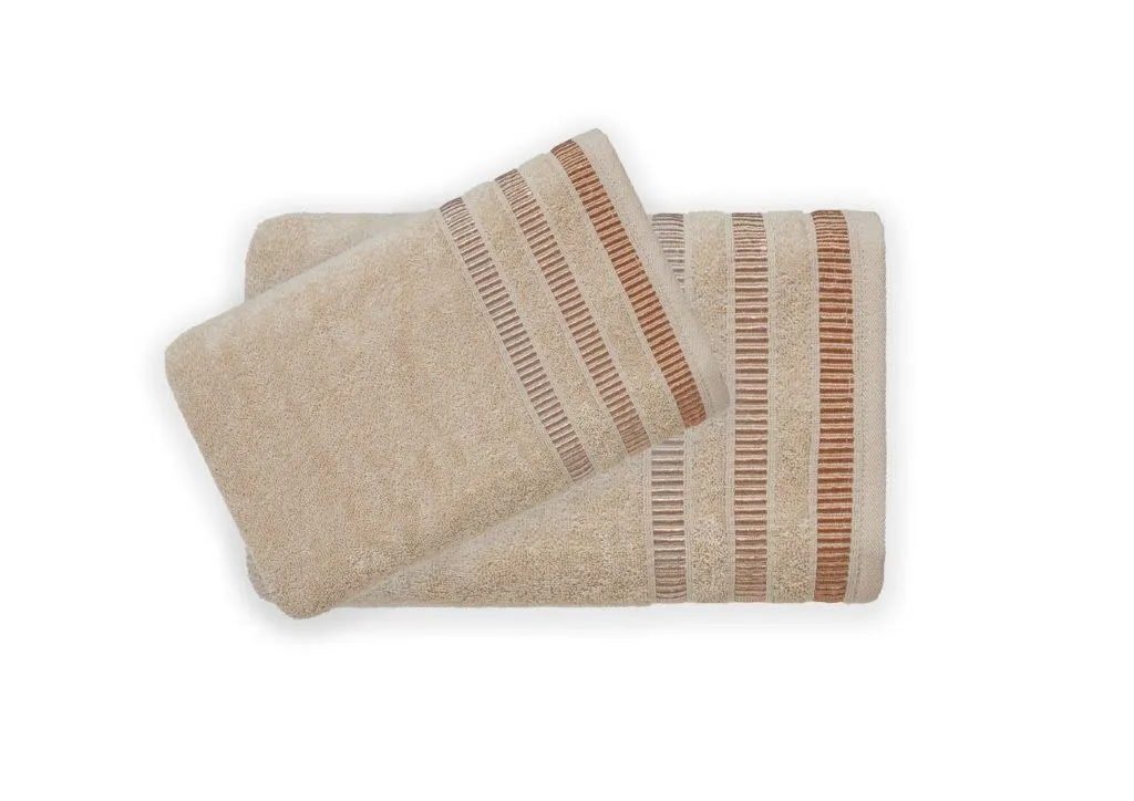 Ręcznik frotte SAGITTA 70x140 gramatura 500 caffe latte - FARO_23018