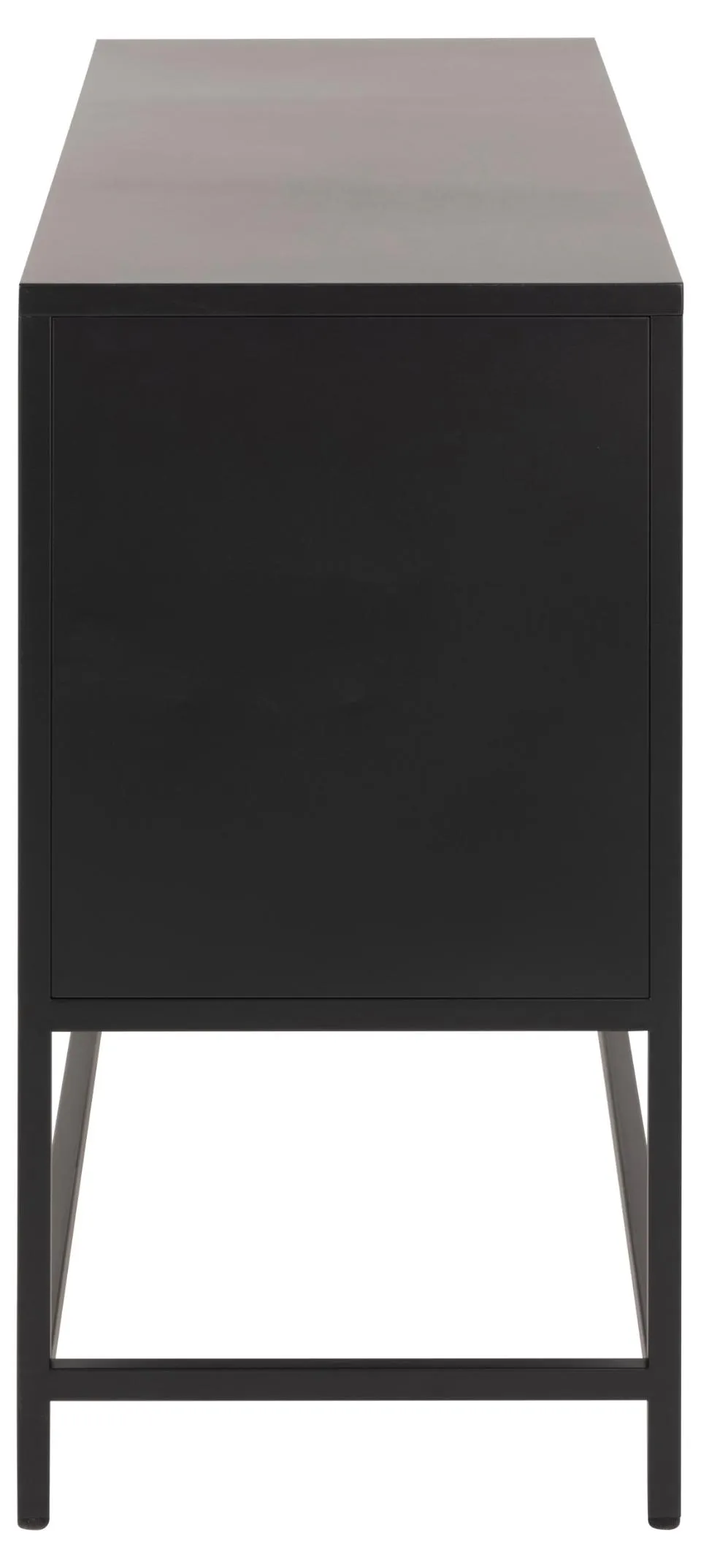 Komoda 3-drzwiowa ROMA 125x40x75 Czarny — zdjęcie 4