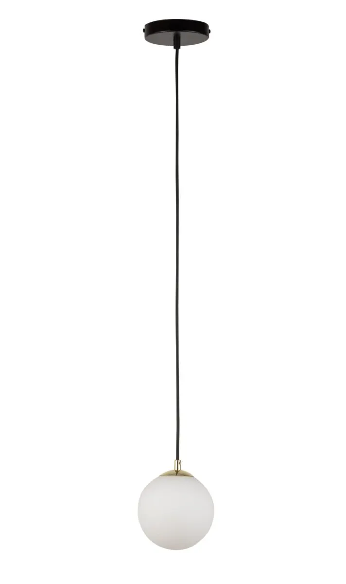 Lampa wisząca PIANO 1 czarno-biała