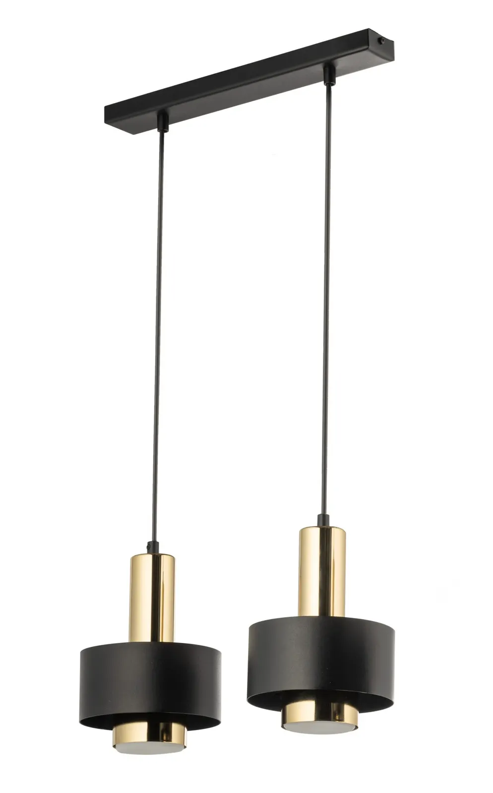 Lampa wisząca RIF LUX 2 czarno-złota Lampa wisząca RIF LUX 2 czarno-złota