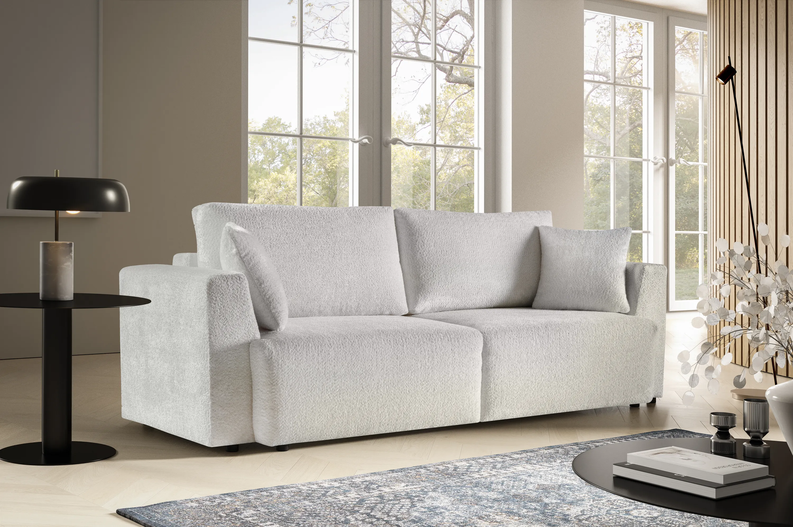 Sofa z funkcją spania Point Euphoria 3 beżowa — zdjęcie 8