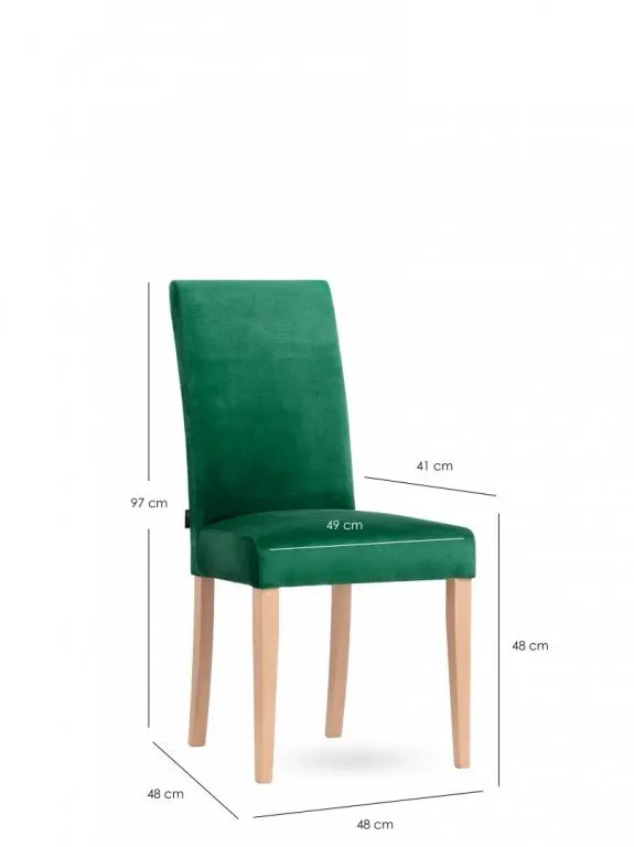 KRZESŁO MASTER M109 Drewno bukowe MONOLITH 37 BUTELKOWA ZIELEŃ - 3300000003110