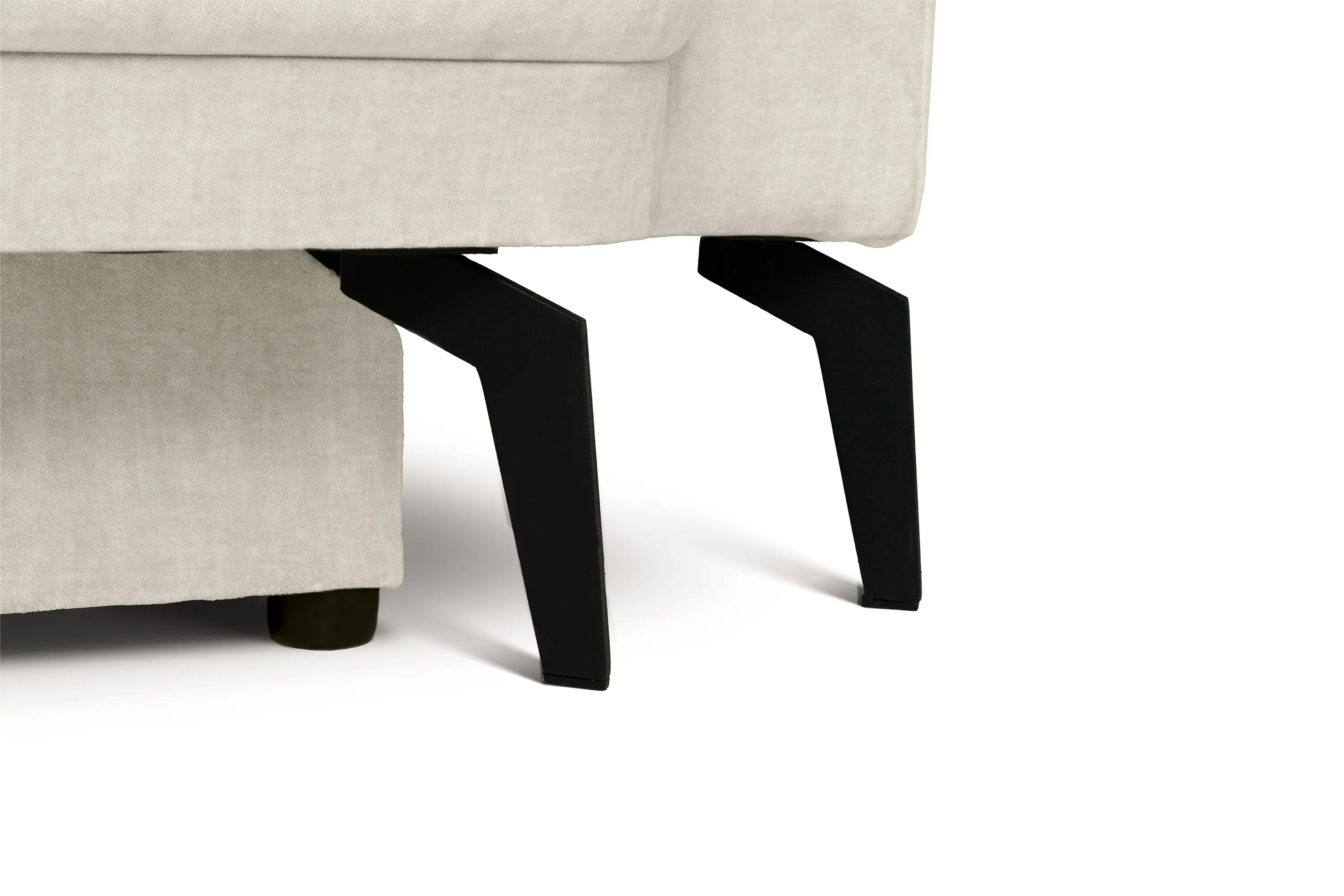 Sofa rozkładana LUZANO (Vogue 1) 250 cm z pojemnikiem kremowa - B_152829