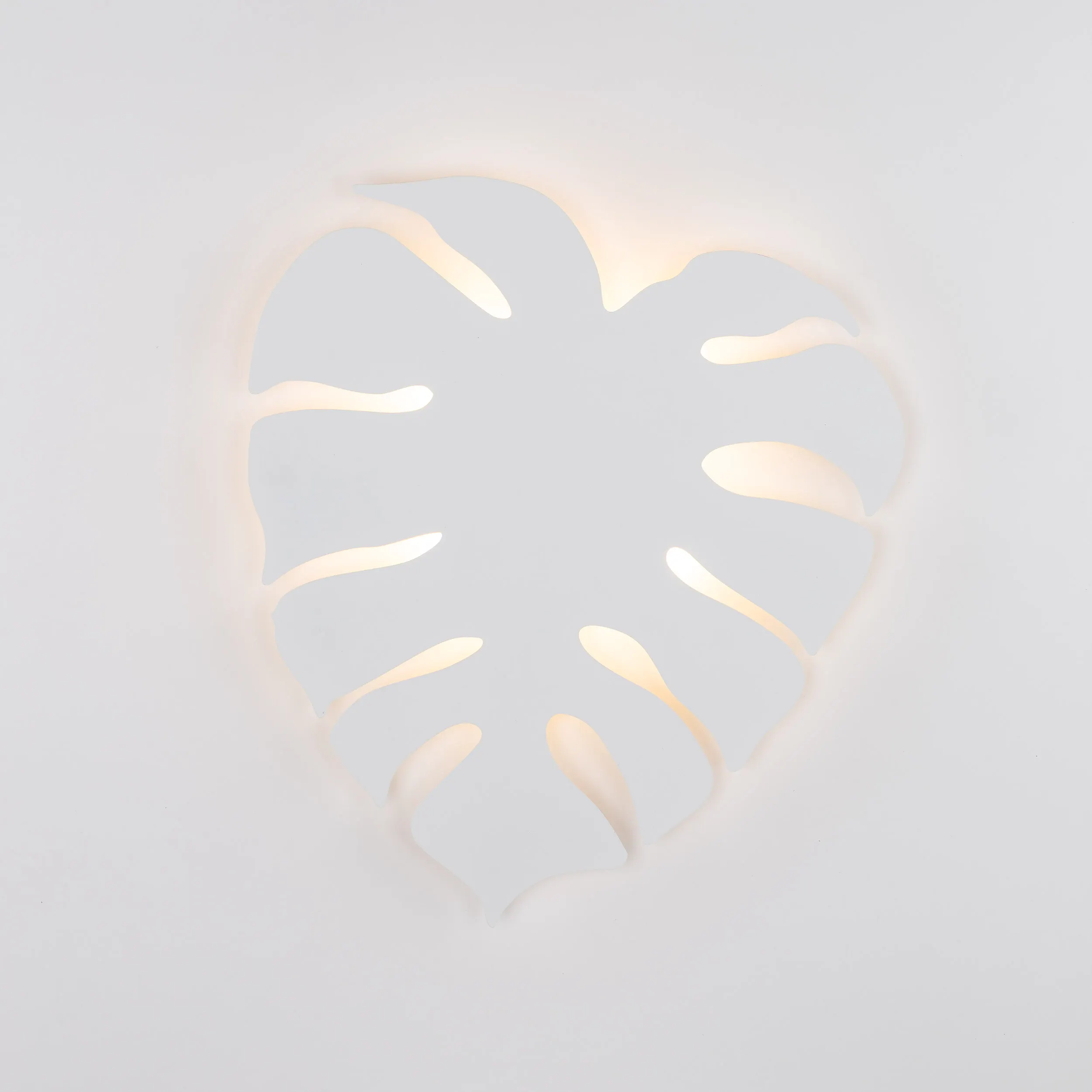 Kinkiet MONSTERA XL biały w kształcie liścia 54x49x4cm - TK_5915