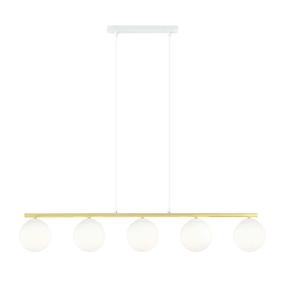 Lampa wisząca ALLORA Biały,Złoty 1255/5