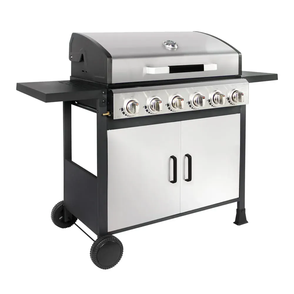 Grill gazowy z 6 palnikami BRENNER G6N BBQ LINE