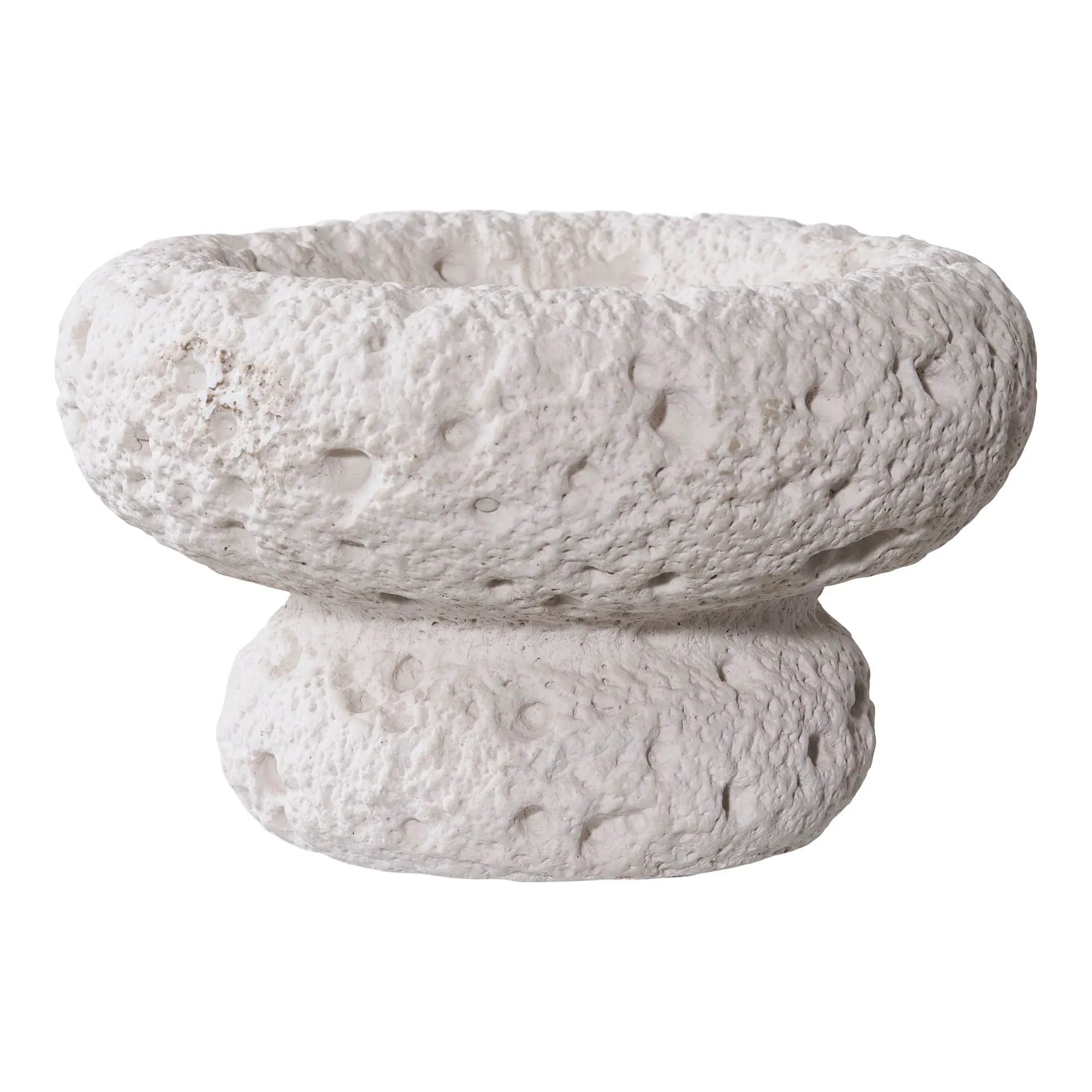 Świecznik cementowy CANDLE zestaw 2 sztuk szary - 4561190