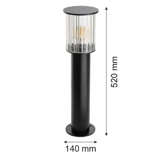 Norfolk lampa ogrodowa stojąca 1 pł., mała 8749 — zdjęcie 8