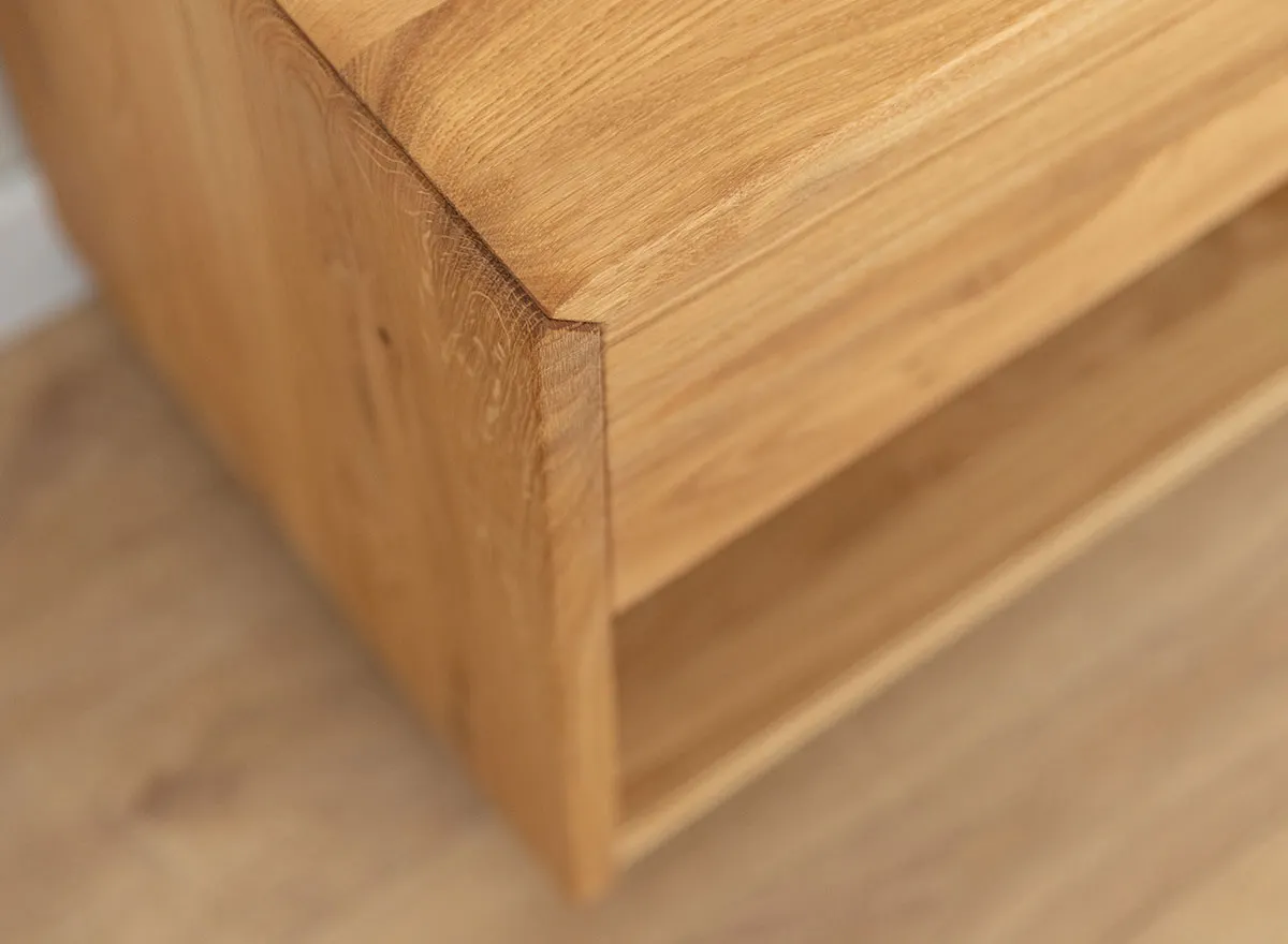 Szafka nocna dębowa z 1 szufladą i półką TOSSA Dębowy Sen dąb olejowany - ZINAK2