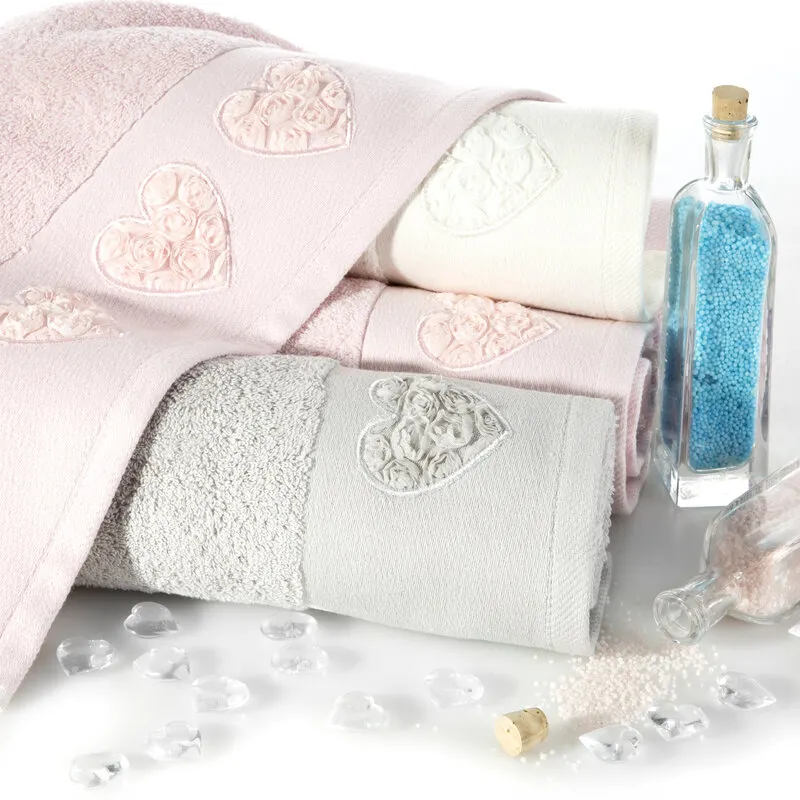 RĘCZNIK KAMILA (03) 50 X 90 CM PUDROWY RÓŻ - EU_418620