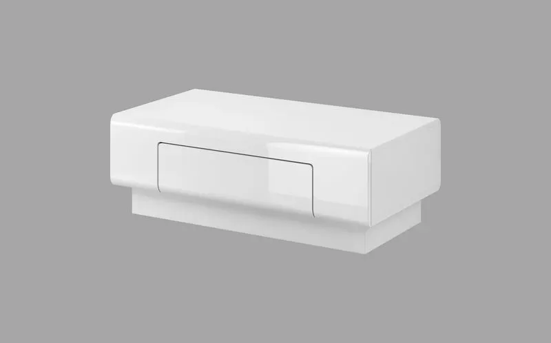 Stolik kawowy z szufladą TOLEDO 110x60x39 biały