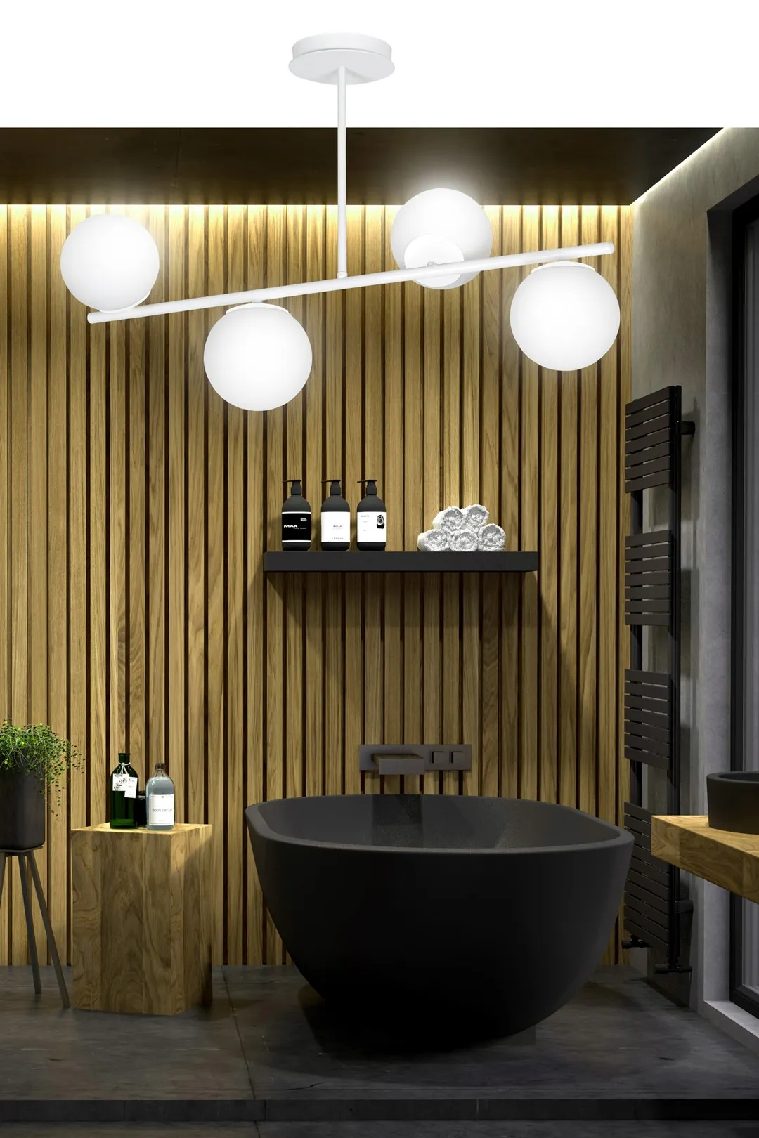 Lampa sufitowa BIOR Biały 1021/4 - 1021/4