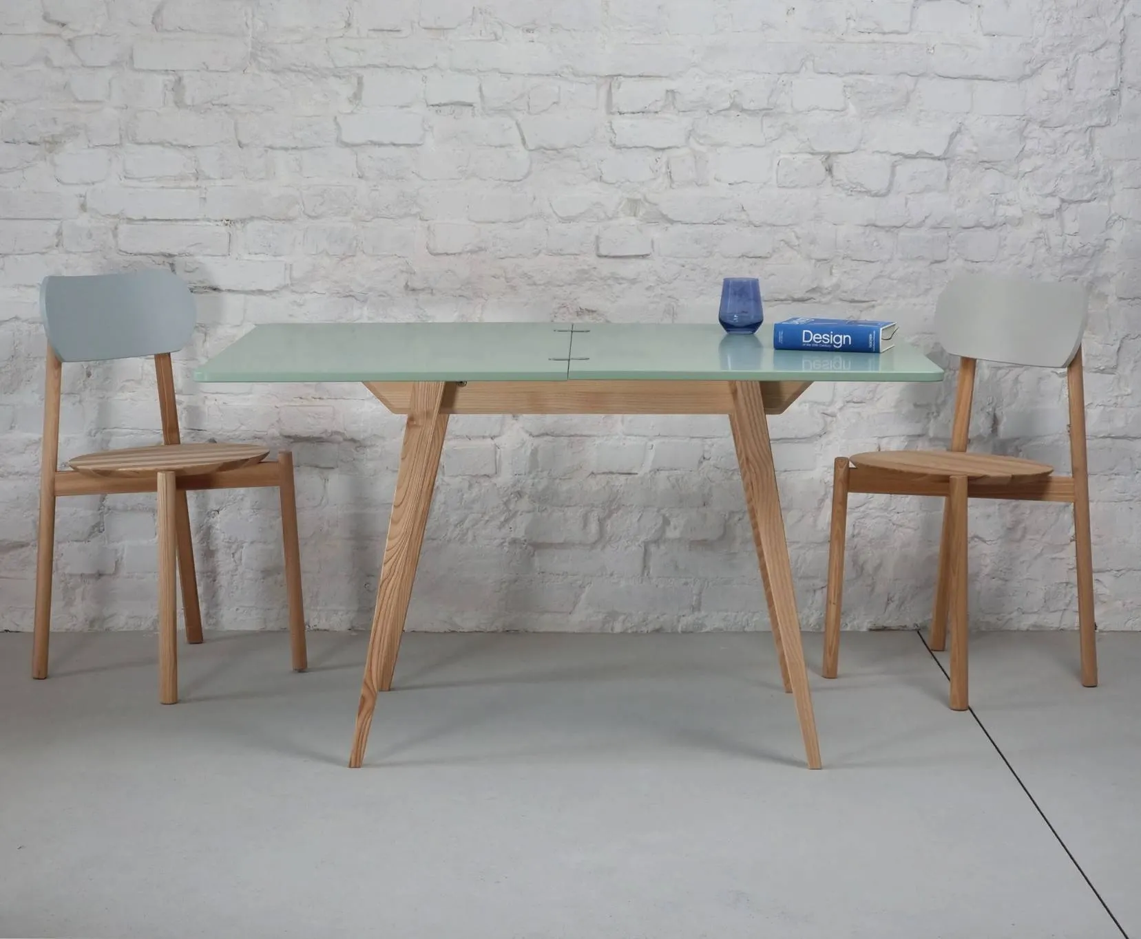 Stół rozkładany ENVELOPE 65x90-130cm szałwiowy orzech - NRAGABATE_E17_WAL