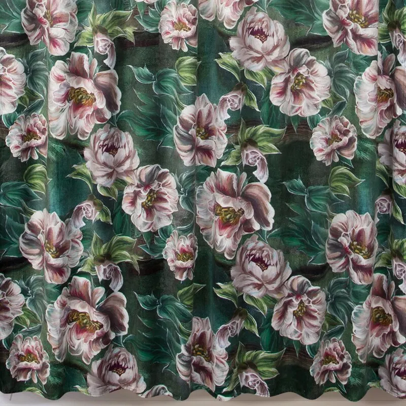 ZASŁONA GOTOWA PALMERA NA TAŚMIE 140X270 CM ZIELONY - EU_410960