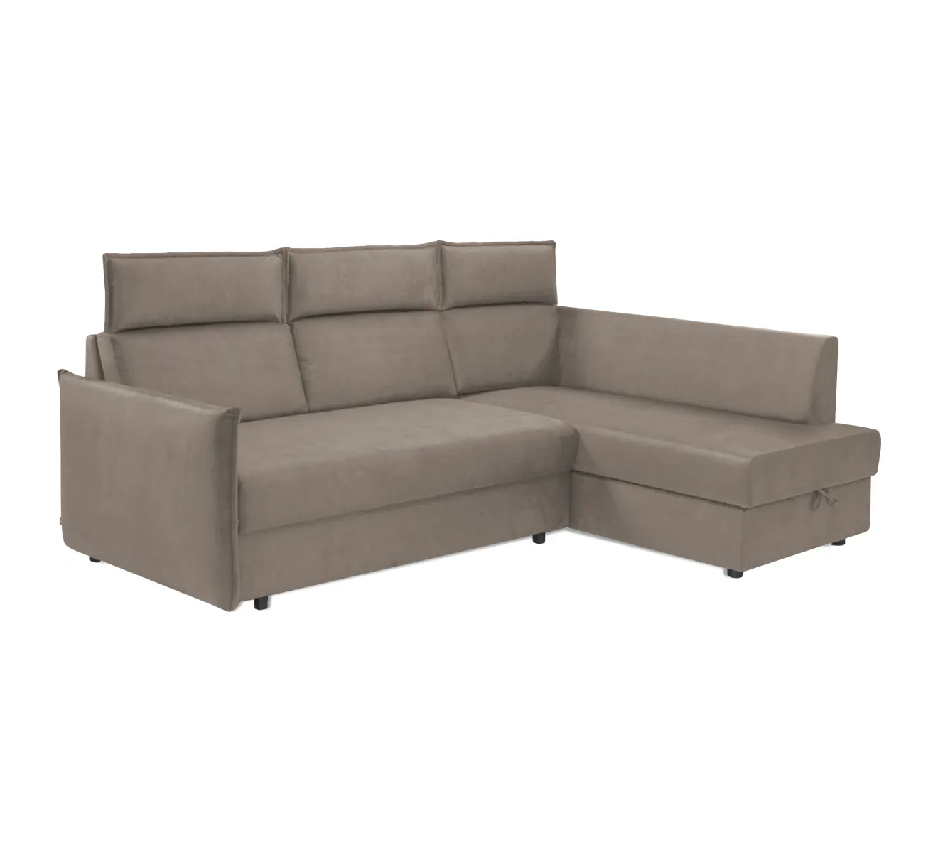 Narożnik z funkcją spania i pojemnikiem na pościel BEX NFPA L ZETTA 293 jasny brązowy Narożnik z funkcją spania i pojemnikiem na pościel BEX NFPA L ZETTA 293 jasny brązowy