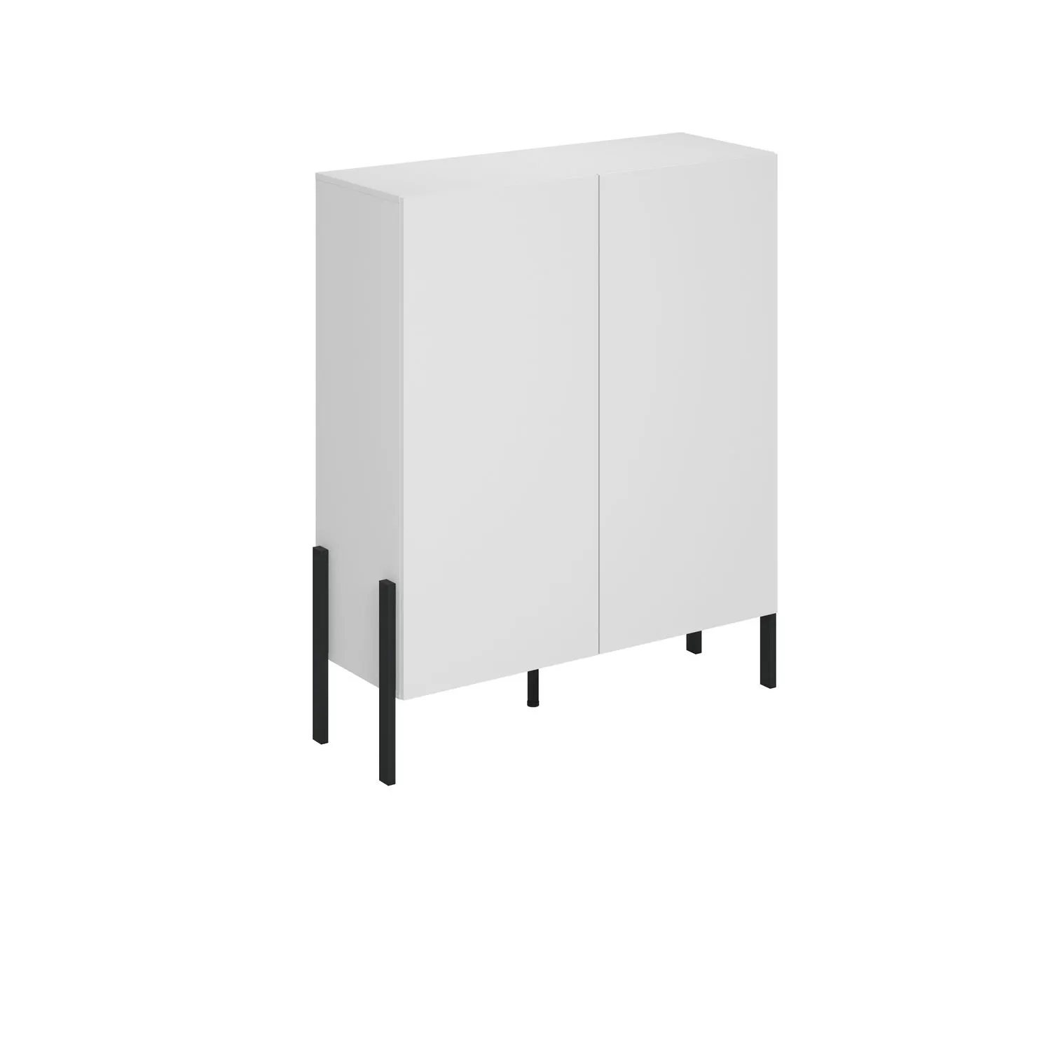 Komoda 2-drzwiowa JUKON 114x135 biały mat